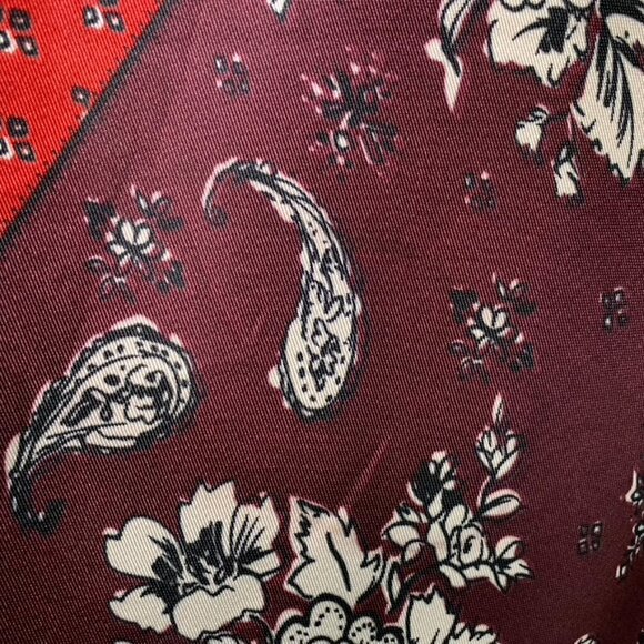 Free People Boho Mon Cheri Silky Patchwork Kimono One Size - Picture 12 of 14